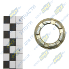 102-3405113 Гайка С/И М27х1,5 h=18 К=36 корончатая фланцевая МТЗ пальца рулевого гидроцилиндра; h=18 К=36 с буртом, пальца 111,112 МТЗ РУП